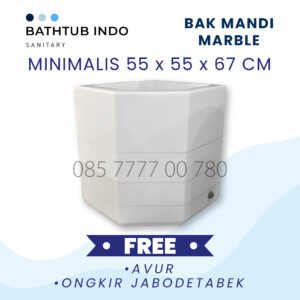 BAK AIR / BAK KAMAR MANDI MINIMALIS 55 MARBLE