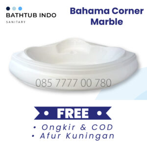 BATHTUB SUDUT BAHAMA MARBLE