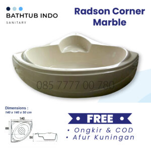 BATHTUB SUDUT RADSON MARBLE