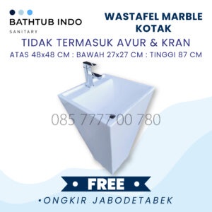 WASTAFEL MARBLE SQUARE FREESTANDING